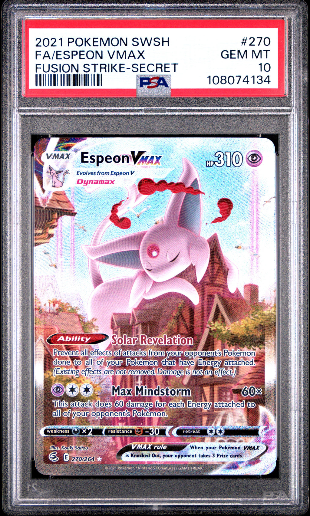 Espeon Vmax 270/264 PSA 10