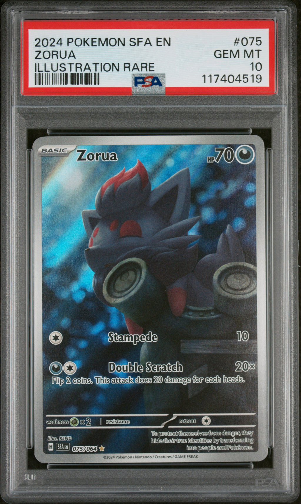 Zorua 075/064 PSA 10