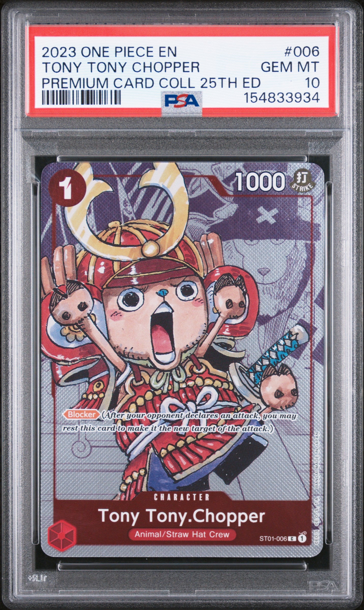 Tony Tony.Chopper St01-006 PSA 10
