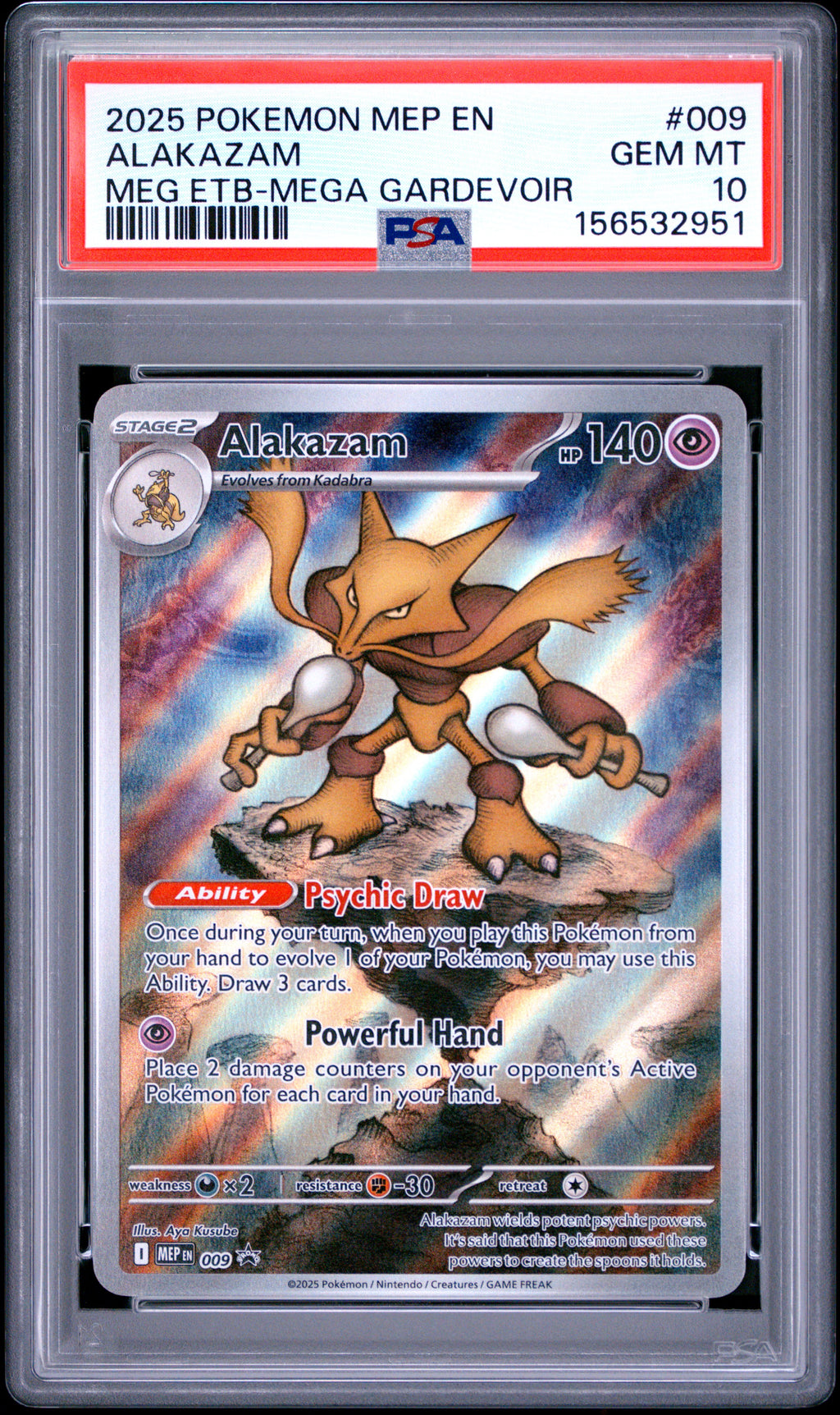 Alakazam 009 PSA 10