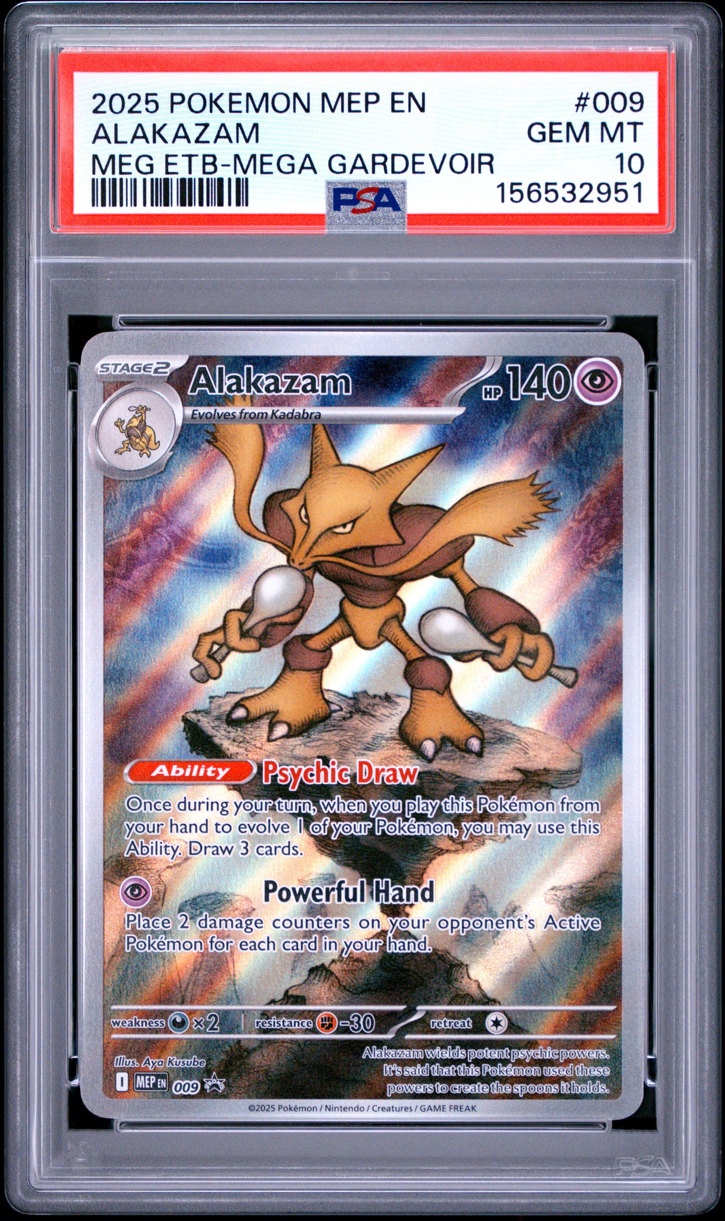 Alakazam 009 PSA 10