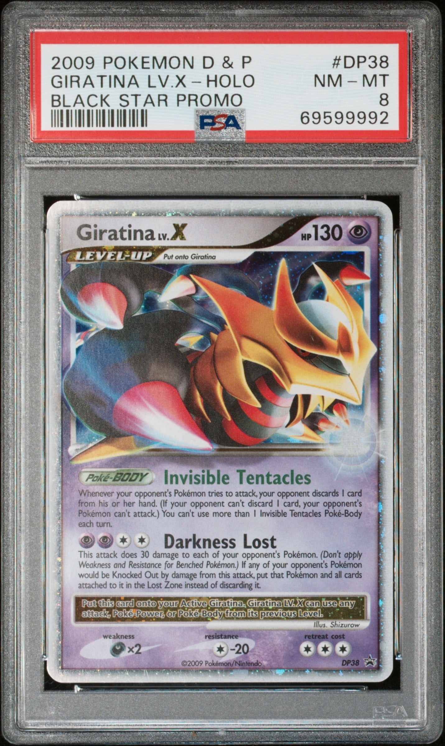 Giratina Lx.X DP38 promo PSA 8