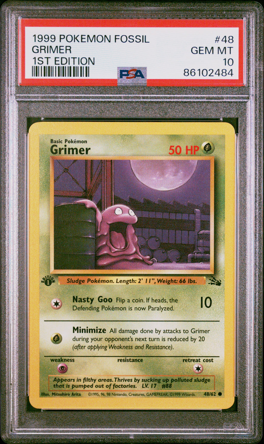 Grimer 1st ed 48/62 PSA 10